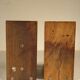 Art Deco bookend in exotic wood