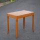 wood console, wood desk