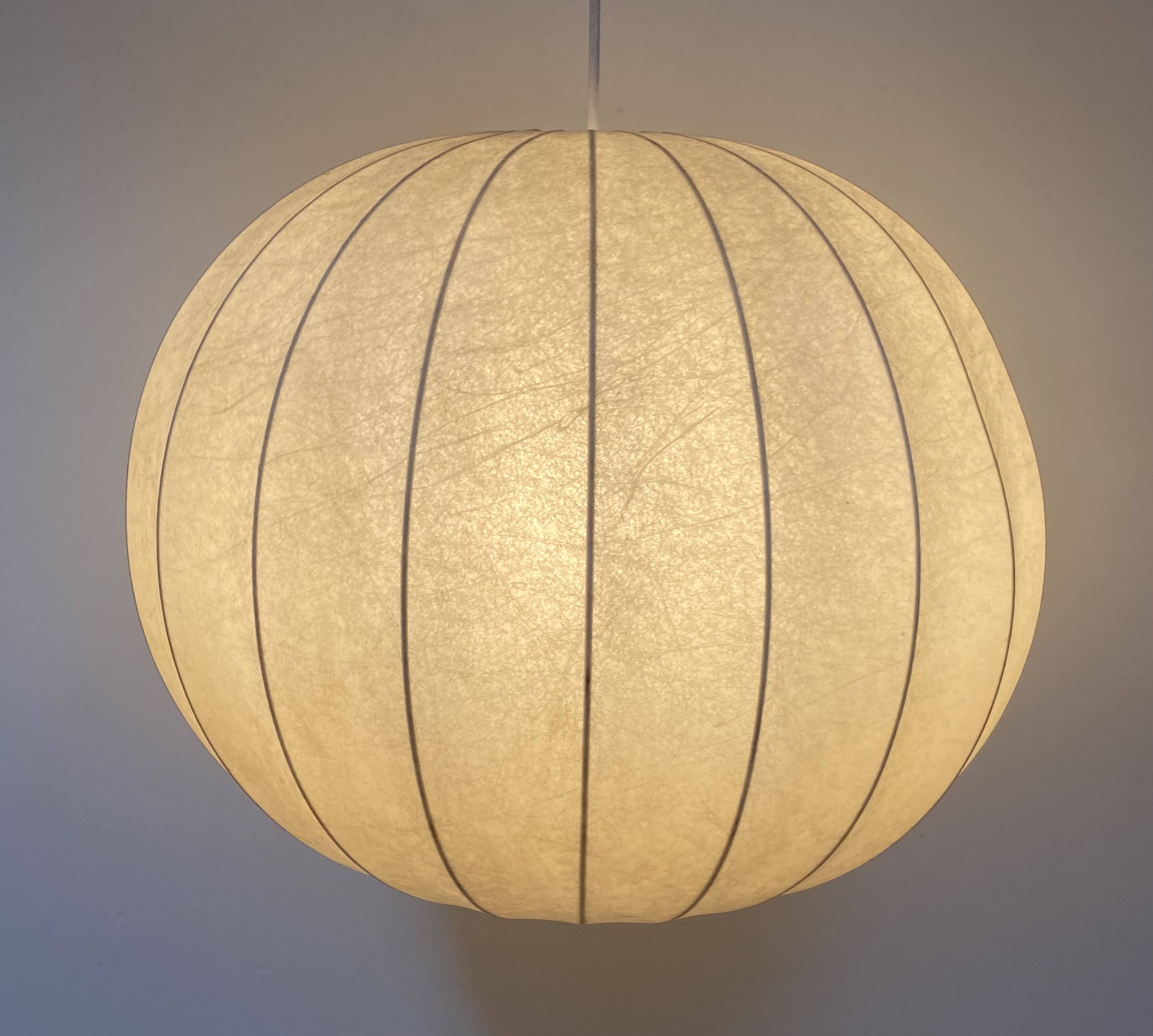 Cocoon pendant light by Achille Castiglioni, Italy, circa 1960.