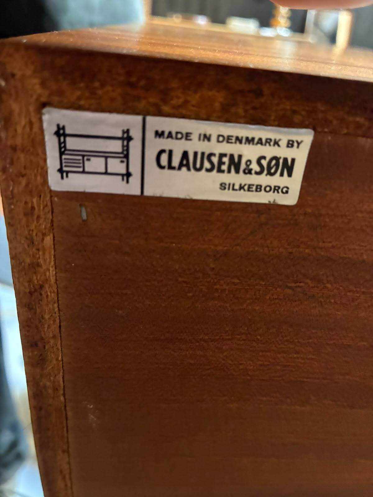 Teak enfilade Clausen & Son, Denmark 1960