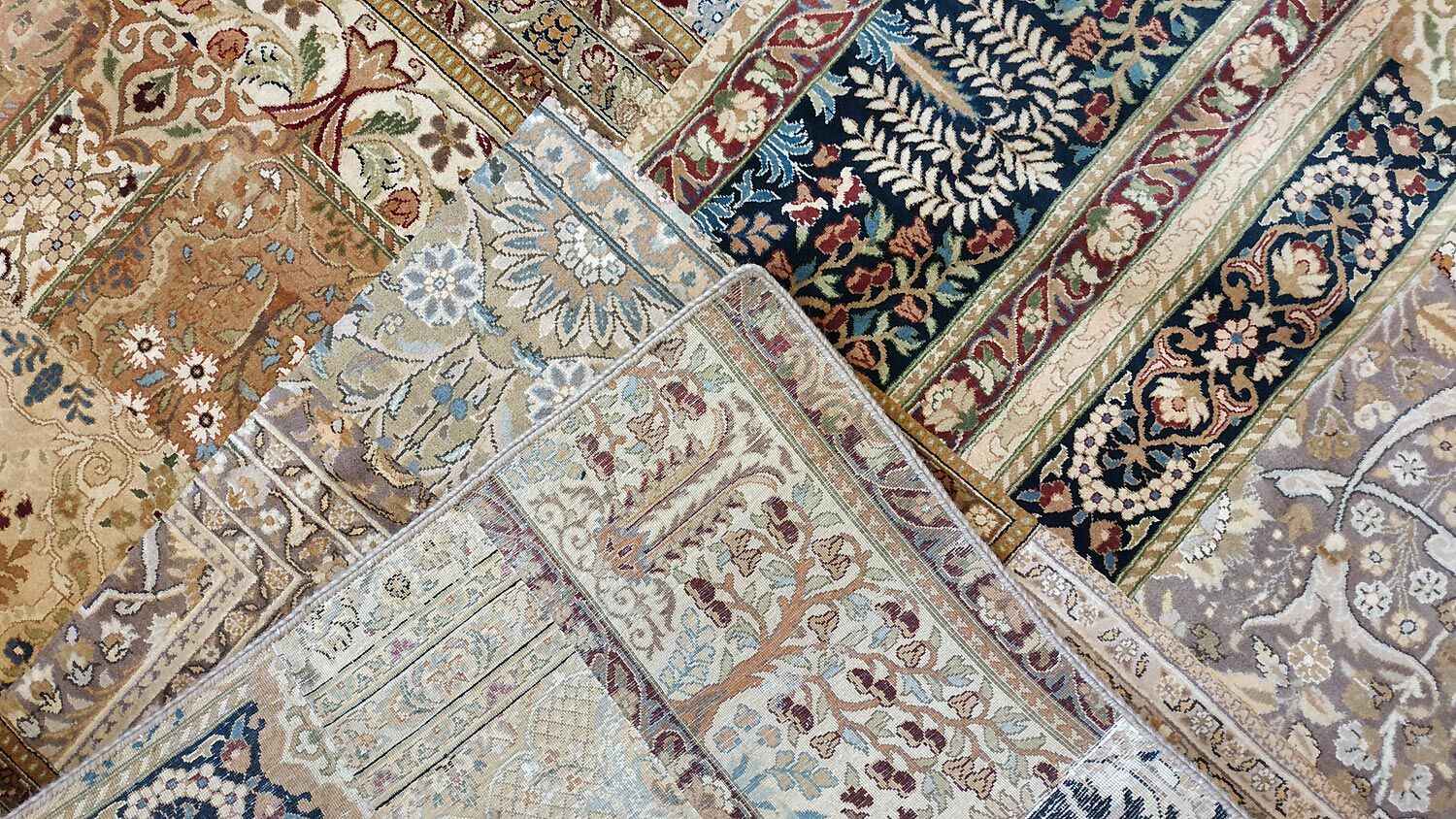 SUBLIME oriental carpet "Punjab" patchwork in wool