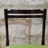 Six chaises des années 50 - bois verni