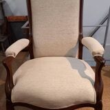 Fauteuil voltaire blanc