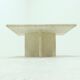 Italian modern travertine coffee table 1970