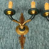 Pair of Empire style wall lights.