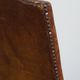 Set of 2 Wooden and Sheepskin Leather Dining Chairs from the Early 1900s