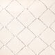 Carpet berbere beni ouarain ecru with black diamonds 206 x 160 cm