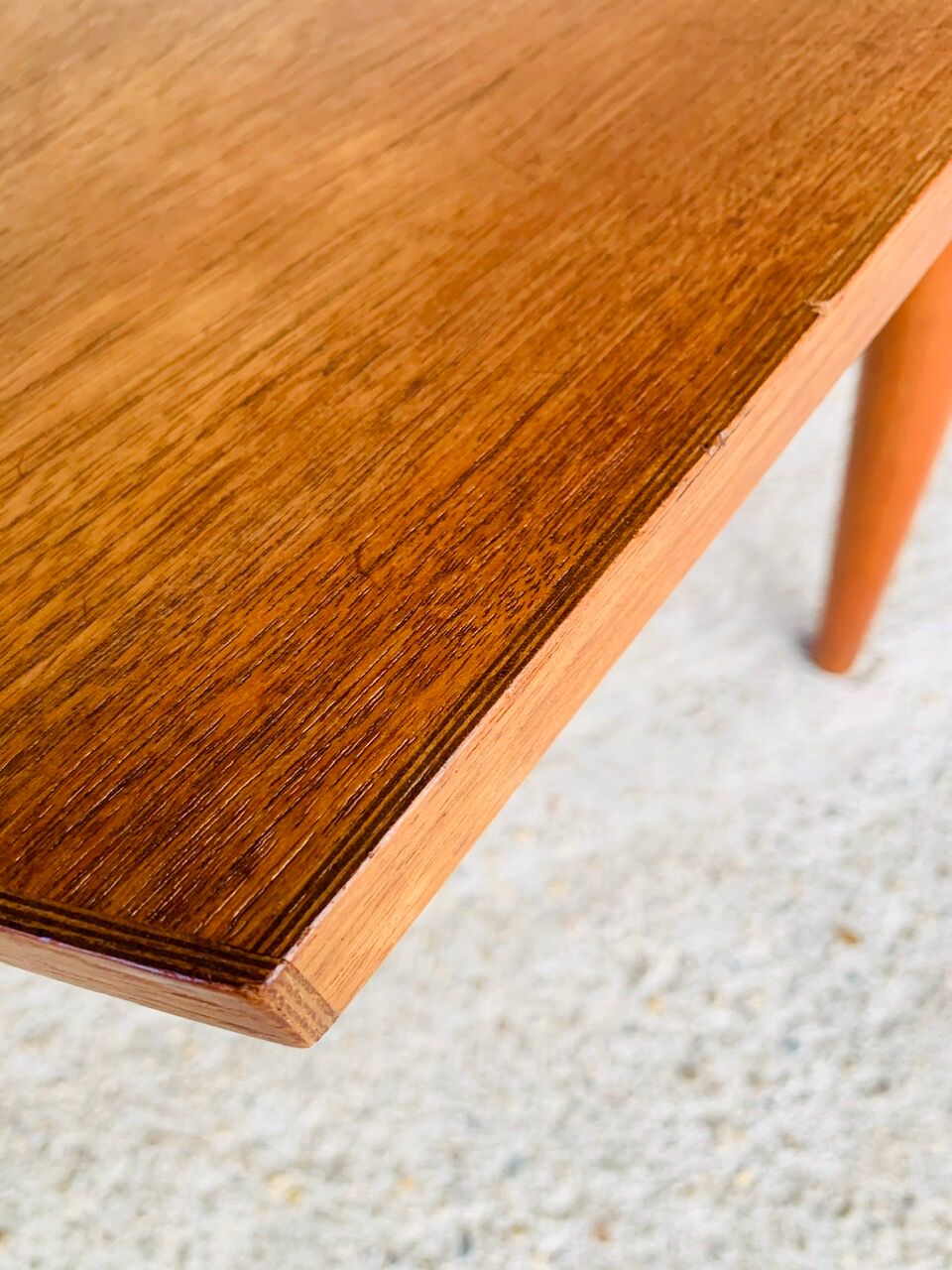 Vintage Scandinavian boomerang coffee table with folding extensions by Samcom, 1960