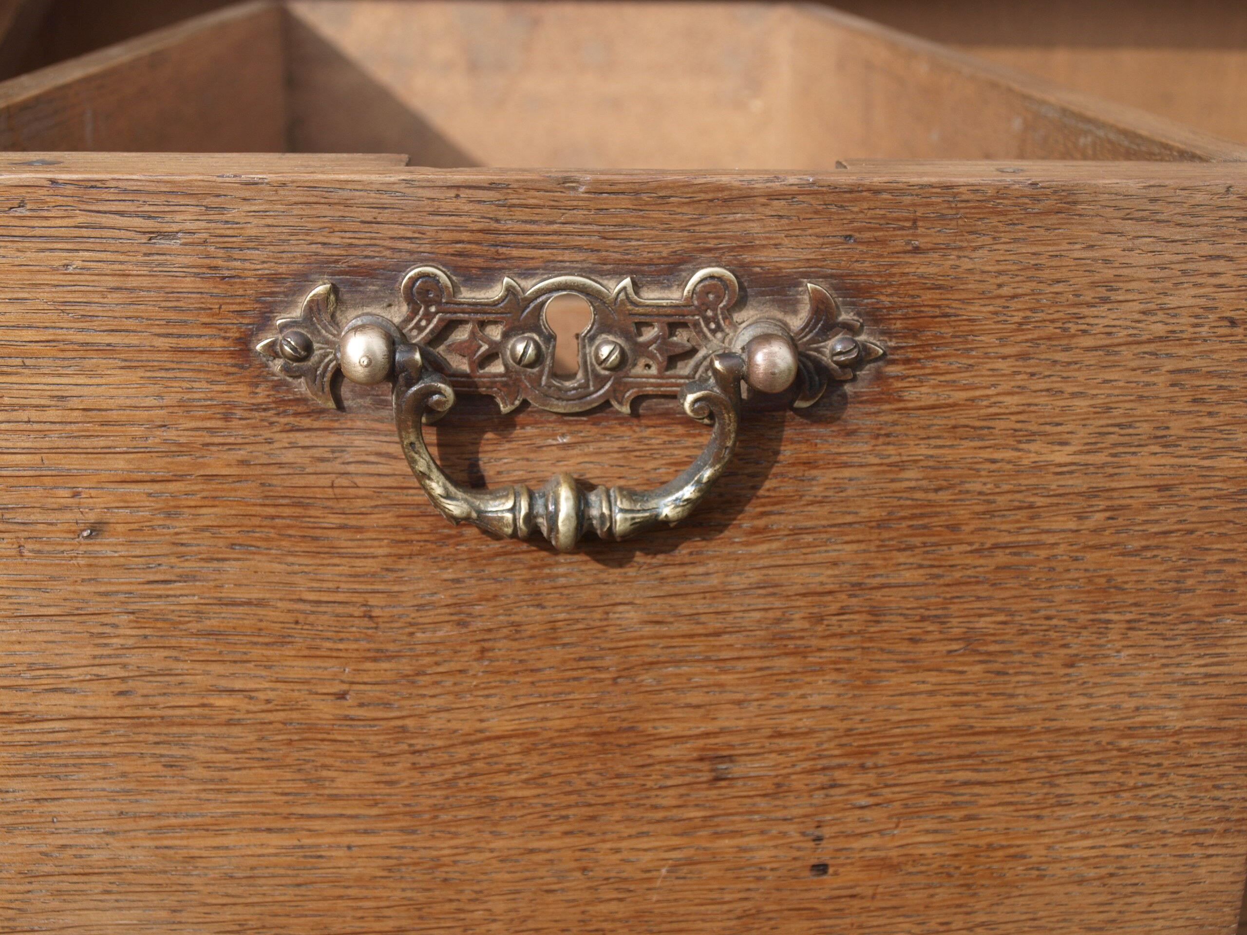 Oak writing desk