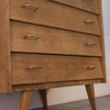 Chest of drawers in oak 50s