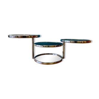 Coffee table with 3 levels Leitmotiv-swivel