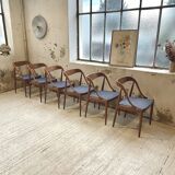 6 chairs by Johannes Andersen