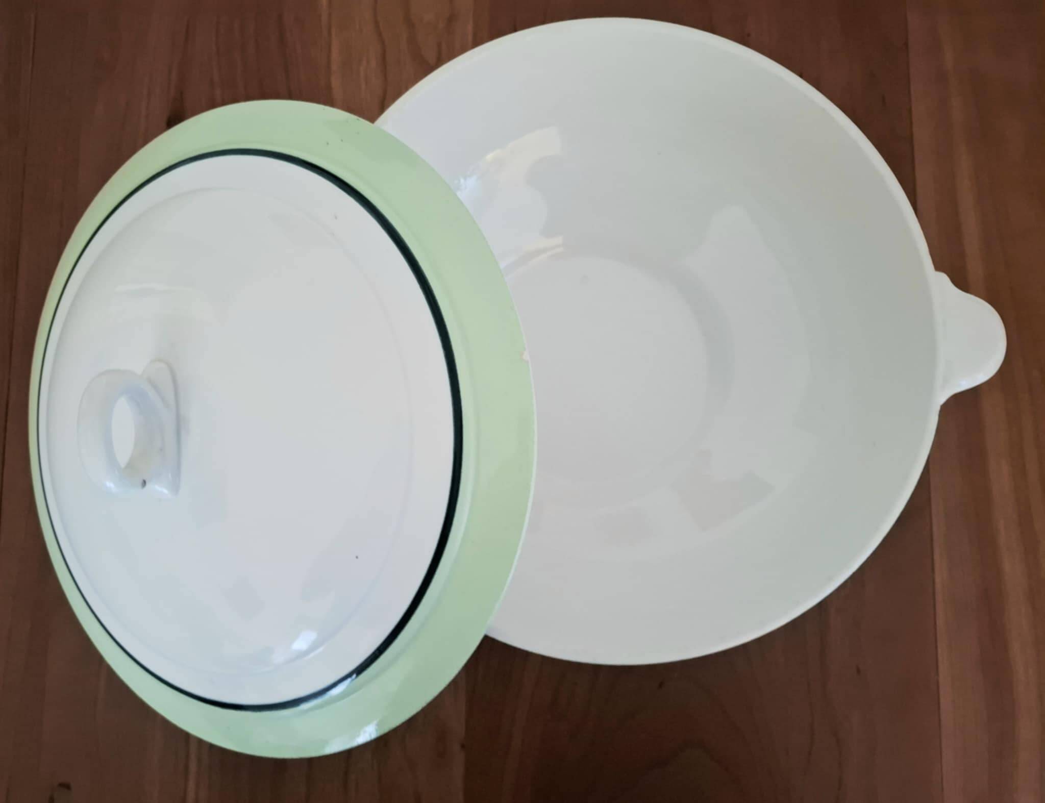 Vintage Saint Amand Faience Tureen