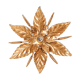 Ceiling lamp flower golden leaves
