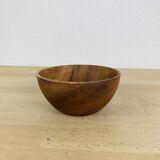 Scandinavian teak bowl vintage cup