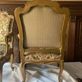 Pair of Louis XV style armchairs