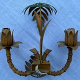 Pair of metal wall lights from the 60s/70s