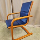 Scandinavian bentwood armchair by Yngve Ekstorm