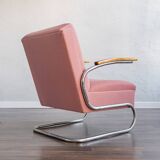 Functionalist Chrome Armchair S411 By W. Gispen For Mücke Melder, 1930s