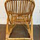 Vintage 1960s rattan rocking chair