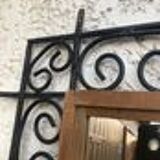 Moroccan mirror in wrought iron  52x62cm