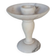 White marble cup candle holder
