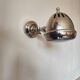 Adjustable brushed metal spotlight - articulated headlight lamp