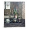 Nature morte huile sur toile