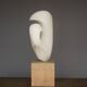 Large Abstract Alabaster Stone Sculpture. 1970s