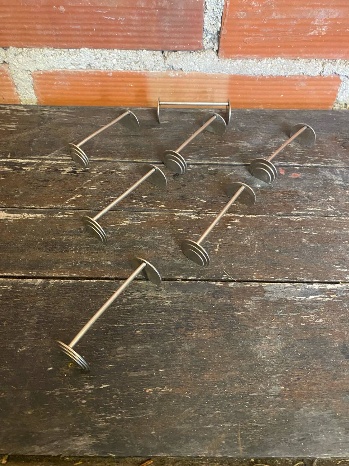 Series 7 knife holder ART DÉCO Vintage Stainless Steel