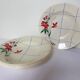 4 vintage Niderviller soup plates, Saumur model 220502