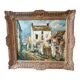 Huile sur toile - "Rue de village" - Signée en bas à gauche 1951 Fernand Laval (1886/95-1966)