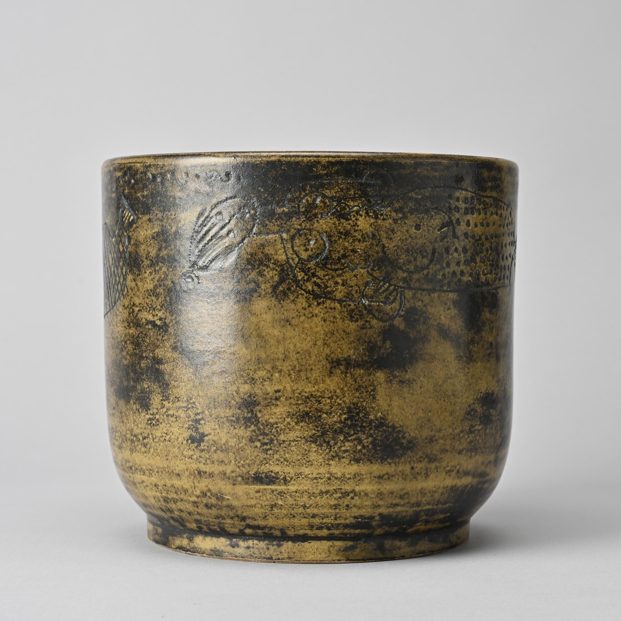 Fish and Mermaid Cache-Pot by Jacques Blin, circa 1960