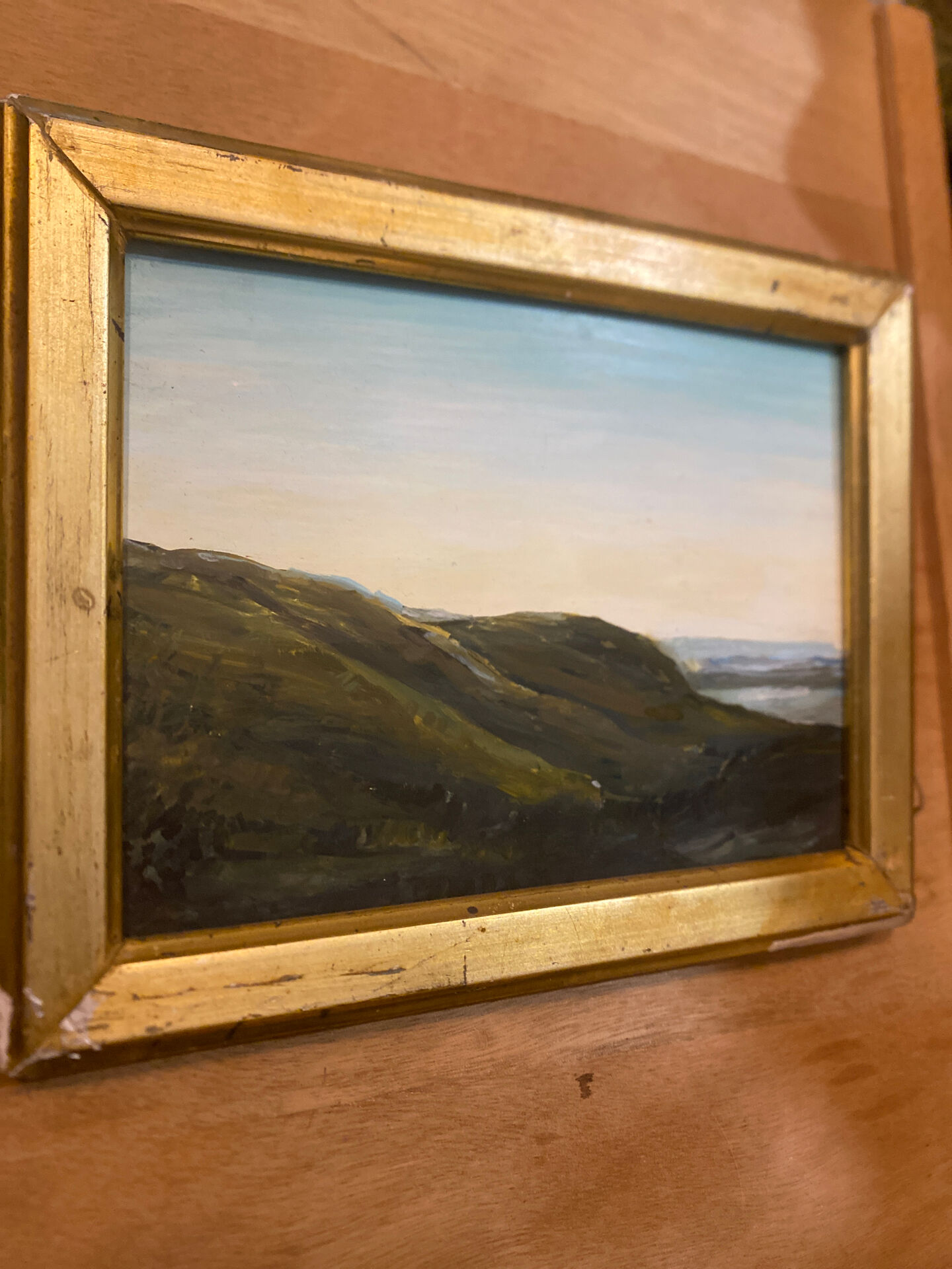 Framed nature painting / French artist