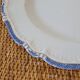 Large flat presentation plate Sarreguemines