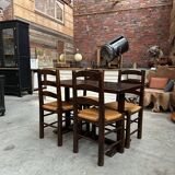 Set of 4 country chairs