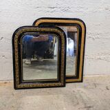 Mirror Louis Philippe black and gold
