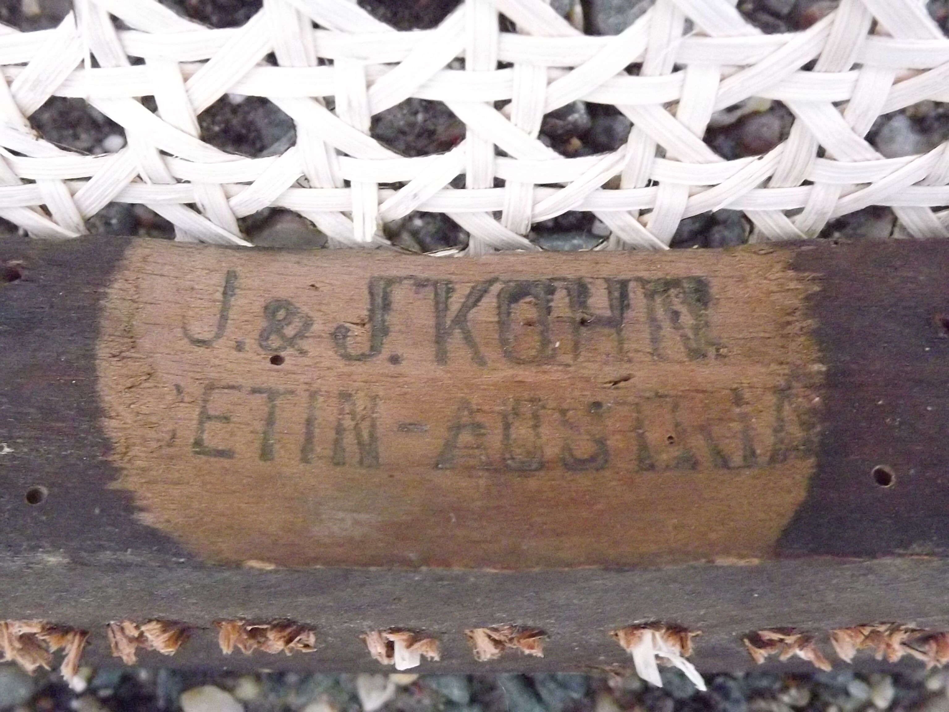 Pair of armchairs Jacob and Josef Kohn Vienna