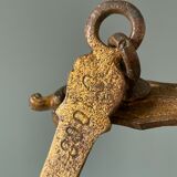Paire de porte-embrasses en bronze doré Napoléon III
