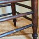Stool in turned solid wood