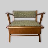 Scandinavian armchair bed from the 50s