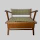 Scandinavian armchair bed from the 50s