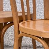 Suite of 4 chairs bistro Baumann 1967
