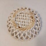 Old woven ceramic basket - Maison Pichon - Uzès 1960