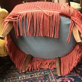 Paire de crapauds tissu velours  1950