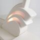 Vintage illuminated vanity table from Fonte del Mobile, 1970s