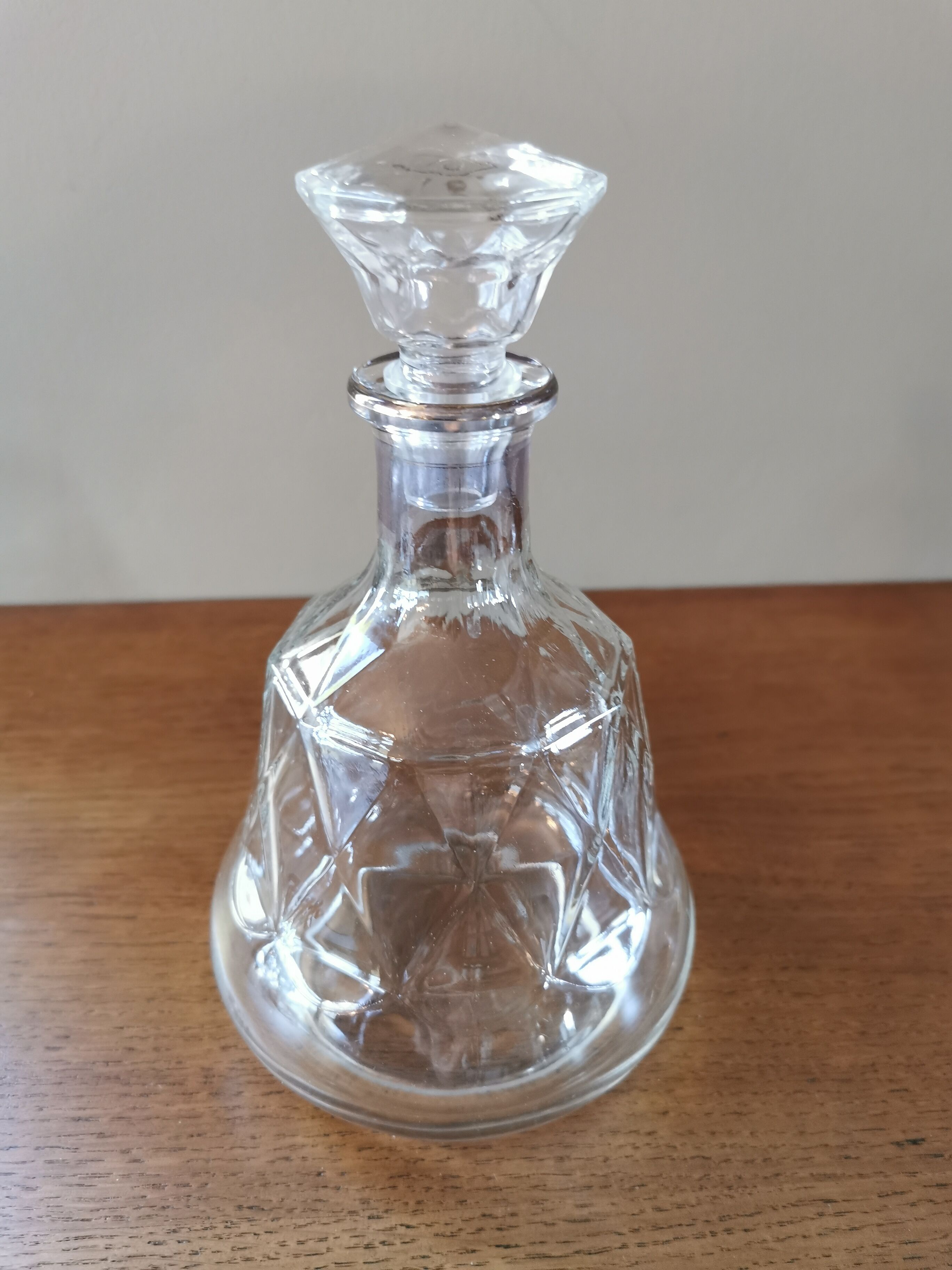 Old glass carafe