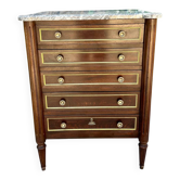 Petit Chiffonnier ou Argentier en Acajou de style Louis XVI Époque XIX
