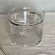 Caviar service in glass and silver-plated metal St Hilaire