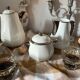 Art Deco coffee service in Aluminite Frugier